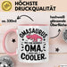 Oma Großmutter Tasse Becher Geschenk Lustige Geschenkidee Spruch Omasaurus Dinosaur Rosa Trendation
