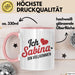 Sabina Tasse Geschenk Ich Bin Vollkommen Sabina Geschenkidee Geburtstag Rosa Trendation