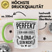 Ilona Tasse Geschenk Perfekt Sein Kann Jeder Geschenkidee Geburtstag Grün Trendation
