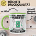 Aquarium-Hobbyist Tasse Geschenk für Aquarium-Hobbyist Der Mann Der Alles Kann Geschenkidee zum Geburtstag Grün Trendation