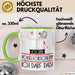 Geschenk für Vogelforscherin Tasse Lustige Geschenkidee Geburtstag Ich Bin Vogelforscherin Ich Darf Das Grün Trendation