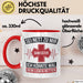 Sanitäter Tasse Geschenk Rettet Leben Notfalldienst Tasse Rot Trendation