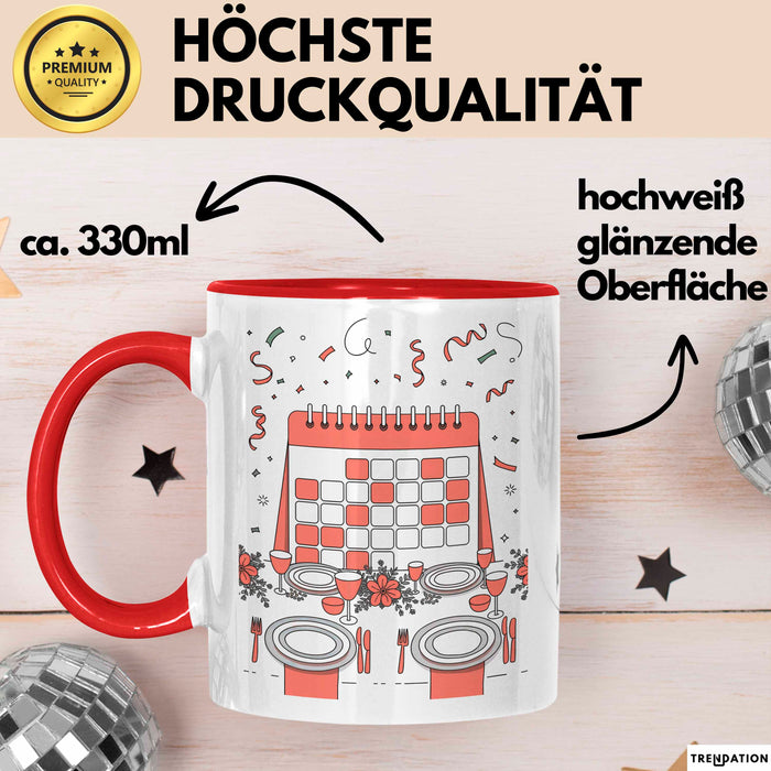 Event Planer Tasse Geschenk Lustige Geschenkidee Spruch Für Party Profis Rot Trendation