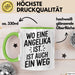 Angelika Tasse Geschenk Wo Eine Angelika Ist Ist Auch Ein Weg Geschenkidee Becher mit Name Grün Trendation