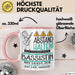 Bassistin Tasse Geschenk Lustig Abstand Halten Hochleistungs-Bassistin Mit Drang Zur Perfektion Bei Der Arbeit Rosa Trendation