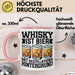 Whisky Liebhaber Tasse Geschenk Whisky Ist Bier Mit Destillations Hintergrund Rosa Trendation