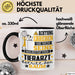 Tierarzt Geschenk Tasse Lustiger Spruch Erheben Sie Sich Der Tierarzt Betritt den Raum Schwarz Trendation