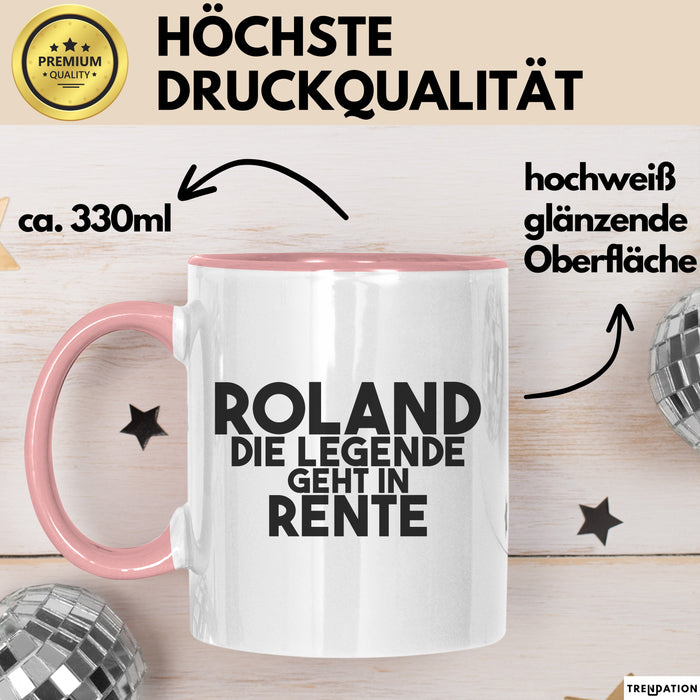 Roland Tasse Roland – Die Legende Geht In Rente Geschenk