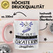Skaterin Geschenk Tasse So Gut Kann Nur Eine Skaterin Aussehen Geschenkidee Geburtstag Weihnachten Lustig Rosa Trendation