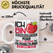 Kinderkrankenpfleger Ausbildung Tasse Geschenk Ich Bin Kinderkrankenpfleger In Der Ausbildung Ich Darf Das Geschenkidee Spruch Weiß Trendation
