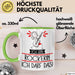 Geschenk für Rockerin Tasse Lustige Geschenkidee Geburtstag Ich Bin Rockerin Ich Darf Das Grün Trendation