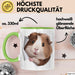 Meerschweinchen Tier Tasse Geschenk Lustige Geschenkidee Grün Trendation