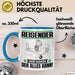 Reisender Tasse Geschenk für Reisender Der Mann Der Alles Kann Geschenkidee zum Geburtstag Blau Trendation