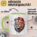 Jesus Löwe von Juda Tasse Geschenk Lustige Geschenkidee Spruch Grün Trendation