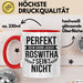 Roswitha Tasse Geschenk Perfekt Sein Kann Jeder Geschenkidee Geburtstag Rot Trendation
