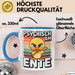 Ente Tier Tasse Geschenk Lustige Geschenkidee Spruch Psychisch Am Ente Blau Trendation