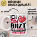 Arzt Ausbildung Tasse Geschenk Ich Bin Arzt In Der Ausbildung Ich Darf Das Geschenkidee Spruch Weiß Trendation