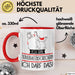 Geschenk für Tierverhaltensforscherin Tasse Lustige Geschenkidee Geburtstag Ich Bin Tierverhaltensforscherin Ich Darf Das Rot Trendation