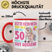 50. Geburtstag Tasse Frauen Geschenk Bitte Nur Kein Neid Nur Weil Ich mit 50 Noch So Gut Aussehe Mama Oma Rot Trendation