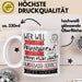 Hundegassi-Service Tasse Geschenk Spruch Wer Will Schon Prinzessin Sein Wenn Man Auch Hundegassi-Service Sein Kann Weiß Trendation