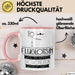 Fluglotsin Weil Es Keinen Schöneren Beruf Gibt Tasse Geschenk für Eine Fluglotsin Lustig Rosa Trendation
