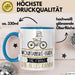 Mountainbike-Guide Geschenk Tasse Becher Die Frau Die Allen Kann Geschenkidee für eine Mountainbike-Guide Lustig Blau Trendation