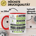 Vogelliebhaber Geschenk Tasse Lustiger Spruch Erheben Sie Sich Der Vogelliebhaber Betritt den Raum Rot Trendation