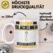 Slackliner Tasse Geschenk für Slackliner Geburtstag Lustiger Spruch Kaffee-Becher Was Ist Deine Superkraft Weiß Trendation