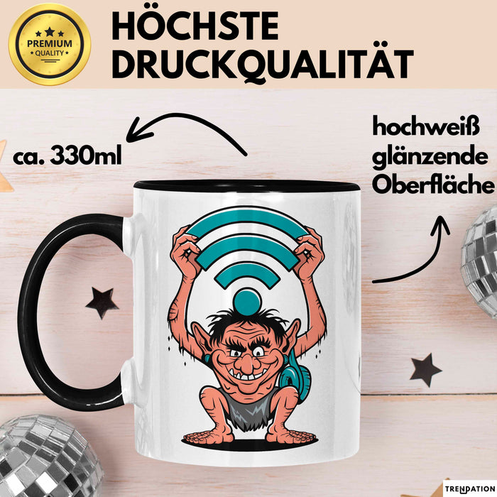 Internet Troll Tasse Geschenkidee Online Provokateur Fans Trendation