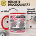 60 Jahre Tasse Geschenk Witziger Spruch Geburtstag Lustige Geschenkidee Rot Trendation