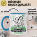 Singer-Songwriter Geschenk Tasse So Gut Kann Nur Ein Singer-Songwriter Aussehen Geschenkidee Kaffee-Becher Blau Trendation