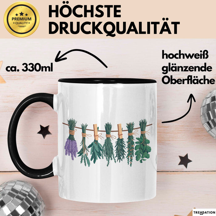 Kräuterkundler Tasse Geschenkidee Naturheilmittel Suchender Trendation