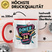 Diner Fan Tasse Geschenkidee für Retro Essen Liebhaber Rot Trendation