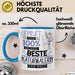 Beste Naturmalerin Der Welt Tasse Geschenk für Eine Naturmalerin Geprüft Und Sicher Geschenkidee Geburtstag Weihnachten Blau Trendation