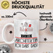 Geschenk für Architektin Tasse Lustige Geschenkidee Geburtstag Ich Bin Architektin Ich Darf Das Weiß Trendation