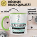 Slacklinerin Weil Es Keinen Schöneren Beruf Gibt Tasse Geschenk für Eine Slacklinerin Lustig Grün Trendation