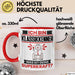 Klassikkenner Tasse Geschenk für Klassikkenner Geburtstag Lustiger Spruch Kaffee-Becher Was Ist Deine Superkraft Rot Trendation