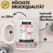 Tierverhaltensforscherin Tasse Geschenk Becher Stark Attraktiv Furchtlos Tierverhaltensforscherin Lustige Geschenkidee Weiß Trendation