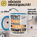 Trompeter Geschenk Lustiger Spruch für Trompeter Geschenkidee Bester Trompeter Der Welt Blau Trendation