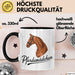Pferde Tierliebhaber Tasse Geschenk Lustige Geschenkidee Spruch Pferdemädchen Schwarz Trendation
