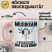 Musikfan Tasse Geschenk für Musikfan Der Mann Der Alles Kann Geschenkidee zum Geburtstag Rosa Trendation