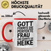 Heike Tasse Geschenk Gott Formte Die Perfekte Frau Heike Geschenkidee Rot Trendation