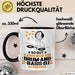 Drum-and-Bass-DJ Geschenk Tasse So Gut Kann Nur Ein Drum-and-Bass-DJ Aussehen Geschenkidee Kaffee-Becher Schwarz Trendation