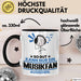 Musikfan Geschenk Tasse So Gut Kann Nur Ein Musikfan Aussehen Geschenkidee Kaffee-Becher Schwarz Trendation