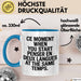 Französischlehrer Unterricht Tasse Geschenk Lustige Geschenkidee Spruch Penser En Deux Langues At The Same Temps Blau Trendation