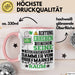 SammlervonBriefmarken Geschenk Tasse Lustiger Spruch Erheben Sie Sich Der SammlervonBriefmarken Betritt den Raum Rosa Trendation