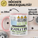 Kanutin Tasse Geschenk Lustig Abstand Halten Hochleistungs-Kanutin Mit Drang Zur Perfektion Bei Der Arbeit Rosa Trendation