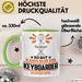 Keyboarder Geschenk Tasse So Gut Kann Nur Ein Keyboarder Aussehen Geschenkidee Kaffee-Becher Grün Trendation