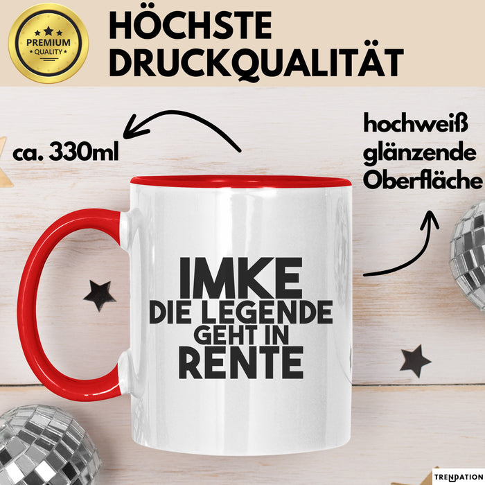 Imke Tasse Imke – Die Legende Geht In Rente Geschenk