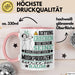 Musikproduzent Geschenk Tasse Lustiger Spruch Erheben Sie Sich Der Musikproduzent Betritt den Raum Rosa Trendation